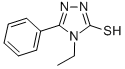structure of CAS# 26131-61-3, 4-Ethyl-2,4-Dihydro-5-Phenyl-3H-1,2,4-Triazole-3-Thione;Sdccgmls-0064971.P001;Eu-0069629;Af-615/36960024