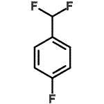 structure of CAS# 26132-51-4, 1-(Difluoromethyl)-4-Fluorobenzene;4-(Difluoromethyl)-1-fluorobenzene;MFCD07368983