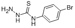 结构式 CAS# 2646-31-3, N-(4-溴苯基)-肼基硫代甲酰胺