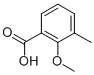 structure of CAS# 26507-91-5, 2-Methoxy-3-Methylbenzoic Acid;2-Methoxy-3-Methylbenzoic Acid(SALTDATA: FREE);2-METHOXY-3-METHYLBENZOIC ACID;2-METHOXY-M-TOLUIC ACID