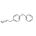 结构式 CAS# 2653-93-2, 1-烯丙基-4-苯氧基苯