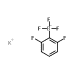 structure of CAS# 267006-25-7, Potassium (2,6-Difluorophenyl)(Trifluoro)Borate(1-);Potassium 2,6-difluorophenyltrifluoroborate;POTASSIUM2,6-DIFLUOROPHENYLTRIFOUOROBO&;597929_ALDRICH