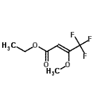 structure of CAS# 26717-84-0, Ethyl (2Z)-4,4,4-Trifluoro-3-Methoxy-2-Butenoate;Ethyl 3-Methoxy-4,4,4-trifluoro-2-butenoate;HkLLpJePdDdLdLbdLRtrjiijAEP;ZINC04255789