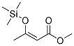 structure of CAS# 26767-00-0, (2E)-3-[(Trimethylsilyl)Oxy]-2-Butenoic Acid Methyl Ester