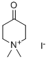 structure of CAS# 26822-37-7, 1,1-Dimethyl-4-Oxo-Piperidinium Iodide;1,1-Dimethyl-4-Piperidin-1-Iumone Iodide;N-Methyl-4-Piperidone Methodide;Nsc149999