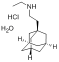 structure of CAS# 26831-44-7, 1-(2-Ethylaminoethyl)Adamantane Hydrochloride Hydrate;2-(1-Adamantyl)-N-Ethyl-Ethanamine Hydrochloride;2-(1-Adamantyl)Ethyl-Ethyl-Amine Hydrochloride;Adamantane, 1-(2-Ethylaminoethyl)-, Hydrochloride, Hydrate