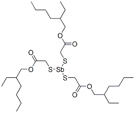 CAS#: 26864-36-8， 2-Ethylhexyl 10-Ethyl-4-[[2-[(2-Ethylhexyl)Oxy]-2-Oxoethyl]Thio]-7-Oxo-8-Oxa-3,5-Dithia-4-Stibatetradecanoate