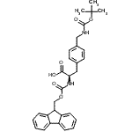 structure of CAS# 268731-06-2, N-[(9H-Fluoren-9-Ylmethoxy)Carbonyl]-4-[({[(2-Methyl-2-Propanyl)Oxy]Carbonyl}Amino)Methyl]-D-Phenylalanine;(2R)-3-(4<wbr>-{[(tert-<wbr>Butoxycar<wbr>bonyl)ami<wbr>no]methyl<wbr>}phenyl)-<wbr>2-{[(9H-f<wbr>luoren-9-<wbr>yl)methox<wbr>ycarbonyl<wbr>]amino}pr<wbr>opanoic a<wbr>cid;(2R)-3-[4<wbr>-({[(tert<wbr>-butoxy)c<wbr>arbonyl]a<wbr>mino}meth<wbr>yl)phenyl<wbr>]-2-{[(9H<wbr>-fluoren-<wbr>9-ylmetho<wbr>xy)carbon<wbr>yl]amino}<wbr>propanoic<wbr> acid;(R)-2-(((<wbr>(9H-fluor<wbr>en-9-yl)m<wbr>ethoxy)ca<wbr>rbonyl)am<wbr>ino)-3-(4<wbr>-(((tert-<wbr>butoxycar<wbr>bonyl)ami<wbr>no)methyl<wbr>)phenyl)p<wbr>ropanoic <wbr>acid