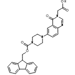 CAS#: 269078-82-2， [6-{4-[(9H-Fluoren-9-Ylmethoxy)Carbonyl]-1-Piperazinyl}-4-Oxo-3(4H)-Quinazolinyl]Acetic Acid