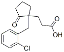 structure of CAS# 2700-13-2, 3-[1-[(2-Chlorophenyl)Methyl]-2-Oxocyclopentyl]Propanoic Acid;3-[1-[(2-Chlorophenyl)Methyl]-2-Oxo-Cyclopentyl]Propanoic Acid;3-[1-(2-Chlorobenzyl)-2-Keto-Cyclopentyl]Propionic Acid;Acido 2-(O-Clorobenzil)Ciclopentanon-2-Beta-Propionico [Italian]