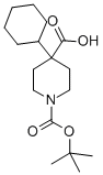 structure of CAS# 273378-16-8, Boc-4-Cyclohexyl-Piperidine-4-Carboxylic Acid;4-Cyclohexyl-1,4-Piperidinedicarboxylic Acid 1-(1,1-Dimethylethyl) Ester;1-(Tert-Butoxycarbonyl)-4-Cyclohexylpiperidine-4-Carboxylic Acid;4-Cyclohexyl-1,4-Piperidinedicarboxylic Acid Tert-Butyl Ester