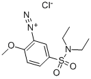 结构式 CAS# 27580-14-9, 5-[(二乙基氨基)磺酰基]-2-甲氧基-偶氮苯