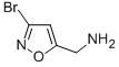 structure of CAS# 2763-93-1, 5-Aminomethyl-3-Bromoisoxazole;(3-Bromo-1,2-Oxazol-5-Yl)Methanamine;(3-Bromoisoxazol-5-Yl)Methylamine;(3-Bromoisoxazol-5-Yl)Methanamine