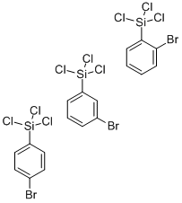 结构式 CAS# 27752-77-8, 溴苯基三氯硅烷