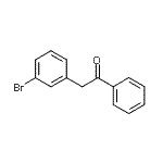 结构式 CAS# 27798-44-3, 2-(3-溴苯基)-1-苯乙酮