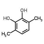 structure of CAS# 2785-78-6, 3,6-Dimethyl-1,2-Benzenediol;InChI=1/C8H10O2/c1-5-3-4-6(2)8(10)7(5)9/h3-4,9-10H,1-2H3
