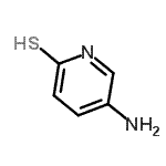结构式 CAS# 27885-56-9, 5-氨基-2(1H)-吡啶硫酮