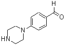 结构式 CAS# 27913-98-0, 4-哌嗪-1-基苯甲醛