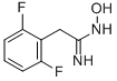 结构式 CAS# 280110-81-8, 2-(2,6-二氟-苯基)-N-羟基-乙脒