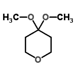 structure of CAS# 28218-71-5, 4,4-Dimethoxytetrahydro-2H-Pyran;4,4-Dimethoxytetrahydro-4H-pyran;4,4-Dimethoxy-tetrahydro-4H-pyran;MFCD00040530