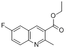 structure of CAS# 282540-26-5, Ethyl 6-Fluoro-2-Methylquinoline-3-Carboxylate;6-FLUORO-2-METHYL-QUINOLINE-3-CARBOXYLIC ACID ETHYL ESTER;ETHYL 6-FLUORO-2-METHYLQUINOLINE-3-CARBOXYLATE
