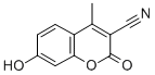 structure of CAS# 2829-46-1, 3-Cyano-7-Hydroxy-4-Methylcoumarin;7-HYDROXY-4-METHYL-2-OXO-2H-CHROMENE-3-CARBONITRILE;3-CYANO-7-HYDROXY-4-METHYLCOUMARIN 97%;3-CYANO-7-HYDROXY-4-METHYLCOUMARIN