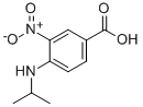 structure of CAS# 284672-95-3, 4-(Isopropylamino)-3-Nitrobenzoic Acid;4-(ISOPROPYLAMINO)-3-NITROBENZOIC ACID