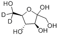structure of CAS# 285979-75-1, D-Fructose-6,6-D2;D-FRUCTOSE-6,6-D2, 98 ATOM % D;D-[6,6'-2H2]FRUCTOSE;D-FRUCTOSE-6 6-D2
