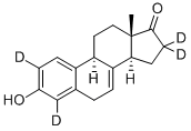 结构式 CAS# 285979-79-5, 马烯雌酮-2,4,16,16-D4