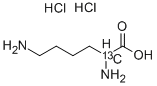 结构式 CAS# 286437-17-0, DL-赖氨酸-2-13C 二盐酸盐