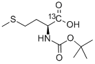 structure of CAS# 286437-20-5, N-(tert-Butoxycarbonyl)-L-methionine-1-13C
