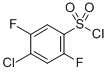 structure of CAS# 286932-78-3, 4-Chloro-2,5-Difluorobenzenesulfonyl Chloride;Benzenesulfonyl Chloride, 4-Chloro-2,5-Difluoro- (9CI);4-Chloro-2,5-Difluorobenzenesulphonyl Chloride 97%;4-Chloro-2,5-Difluorobenzenesulphonylchloride97%