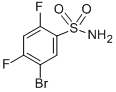 结构式 CAS# 287172-65-0, 5-溴-2,4-二氟苯磺酰胺