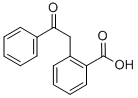 structure of CAS# 2881-31-4, 2-(2-Oxo-2-Phenylethyl)Benzoic Acid;2-(2-Oxo-2-Phenyl-Ethyl)Benzoic Acid;2-(2-Keto-2-Phenyl-Ethyl)Benzoic Acid;O-Toluic Acid, Alpha-Benzoyl-