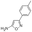 结构式 CAS# 28883-91-2, 3-(4-甲基苯基)异恶唑-5-胺
