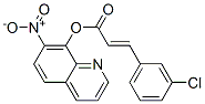 CAS#: 29002-18-4， 7-Nitro-8-Quinolinol 3-(3-Chlorophenyl)Propenoate