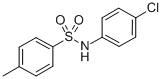 结构式 CAS# 2903-34-6, N-(4-氯苯基)对甲苯磺酰胺