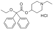CAS#: 2909-91-3， 2,2-Diphenyl-2-Ethoxyacetic Acid (1-Ethyl-4-Piperidyl) Ester Hydrochloride