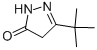 结构式 CAS# 29211-68-5, 5-叔丁基-2,4-二氢-3H-吡唑-3-酮
