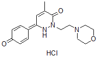 CAS#: 29285-79-8， 6-(4-Hydroxyphenyl)-4-methyl-2-[2-(4-morpholinyl)ethyl]-3(2H)-Pyridazinone hydrochloride