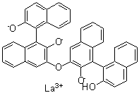 结构式 CAS# 293293-33-1, 3,3'-氧基二-[1,1'-联萘]-2,2'-二醇镧盐(1:1)
