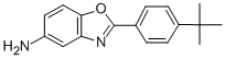 structure of CAS# 293738-21-3, 2-(4-Tert-Butyl-Phenyl)-Benzooxazol-5-Ylamine;2-[4-(TERT-BUTYL)PHENYL]-1,3-BENZOXAZOL-5-AMINE;2-(4-TERT-BUTYL-PHENYL)-BENZOOXAZOL-5-YLAMINE;2-(4-TERT-BUTYLPHENYL)BENZOXAZOL-5-YLAMINE