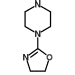 structure of CAS# 295341-61-6, 1-(4,5-Dihydro-1,3-Oxazol-2-Yl)Piperazine;1-(4,5-Dihydro-1,3-oxazol-2-yl)piperazin;1-(4,5-Dihydro-1,3-oxazol-2-yl)piperazine;1-(4,5-Dihydro-1,3-oxazol-2-yl)pipérazine