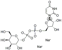 structure of CAS# 2956-16-3, Uridine 5'-(Trihydrogendiphosphate) P'-alpha-D-Galactopyranosylester;[[5-(2,4-Dioxopyrimidin-1-Yl)-3,4-Dihydroxy-Tetrahydrofuran-2-Yl]Methoxy-Hydroxy-Phosphoryl] [3,4,5-Trihydroxy-6-(Hydroxymethyl)Tetrahydropyran-2-Yl] Hydrogen Phosphate;[[5-(2,4-Dioxo-1-Pyrimidinyl)-3,4-Dihydroxy-2-Tetrahydrofuranyl]Methoxy-Hydroxyphosphoryl] [3,4,5-Trihydroxy-6-(Hydroxymethyl)-2-Tetrahydropyranyl] Hydrogen Phosphate;[[5-(2,4-Diketopyrimidin-1-Yl)-3,4-Dihydroxy-Tetrahydrofuran-2-Yl]Methoxy-Hydroxy-Phosphoryl] (3,4,5-Trihydroxy-6-Methylol-Tetrahydropyran-2-Yl) Hydrogen Phosphate