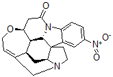 structure of CAS# 29854-52-2, 2-Nitrostrychnidin-10-One;2-Nitro-Strychnine;2-Nitrostrychnidin-10-One;Brn 0099488