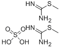 structure of CAS# 2986-19-8, Carbamimidothioic Acid Methyl Ester;Nsc227845;Usaf Ek-1231;2-Methylisothiouronium Hydrogen Sulphate