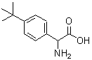 structure of CAS# 299165-27-8, Amino[4-(2-Methyl-2-Propanyl)Phenyl]Acetic Acid;2-Amino-1-hydroxymethylcycloheptane;2-amino-2-(4-tert-Butyl phenyl)acetic acid;amino(4-tert-butylphenyl)acetic acid