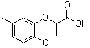 structure of CAS# 30033-94-4, 2-(2-Chloro-5-Methylphenoxy)Propanoic Acid;2-(2-chloro-5-methylphenoxy)propanoic acid;MFCD03422211