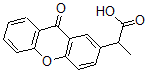 structure of CAS# 30087-33-3, 2-(9-Oxoxanthen-2-Yl)Propanoic Acid;2-(9-Oxo-2-Xanthenyl)Propanoic Acid;2-(9-Ketoxanthen-2-Yl)Propionic Acid;Y 5554