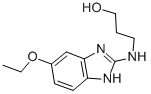 结构式 CAS# 301163-46-2, 3-(5-乙氧基-1H-苯并咪唑-2-基氨基)-丙-1-醇